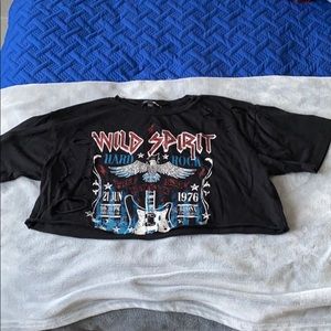 Short sleeves crop top